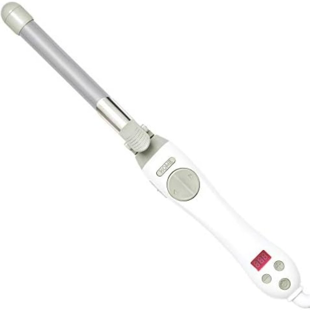 The Beachwaver Co. S.75 Dual Voltage White Rotating Curling Iron